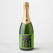 Irish Dancing Competition Certificate Schaumweinetikett (Vorderseite)