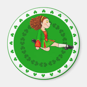 Irish Dancing Girl Magnet