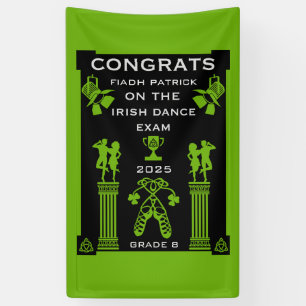 Irish-Dancing-Gratulation Banner