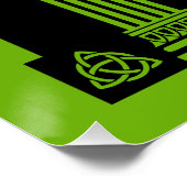 Irish Dancing Herzlichen Glückwunsch Poster (Ecke)