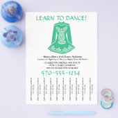Irish Dancing Lessons Class Strips Flyer abreißen (Einzeln)