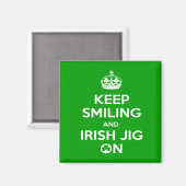 Irish Dancing Magnet (Vorderseite/Rückseite)