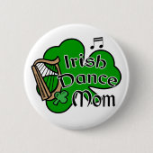 Irish Dancing Mama Abzeichen Button (Vorderseite)