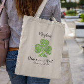 Irish Dancing Shamrock Tragetasche