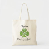 Irish Dancing Shamrock Tragetasche (Vorne)