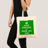 Irish Dancing Shopping Bag Tragetasche (Vorderseite (Produkt))