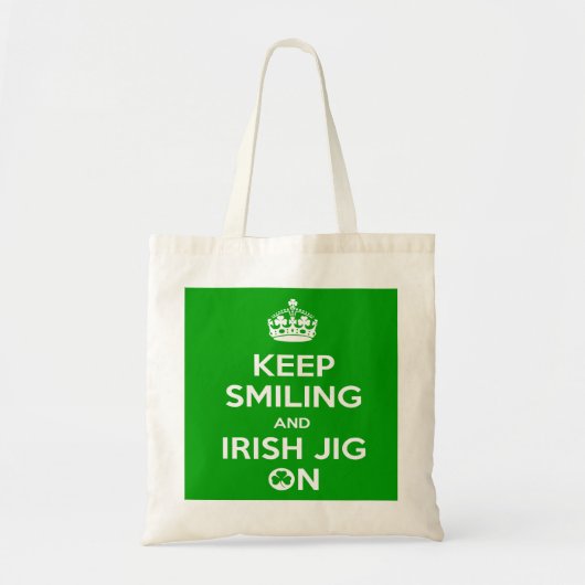 Irish Dancing Shopping Bag Tragetasche (Vorne)