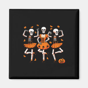 Irish Dancing Skeletts Spooky Dance Halloween Wom Magnet