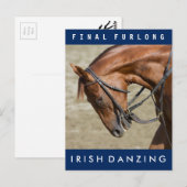 Irish Danzing - Oklahoma Training Track Postkarte (Vorne/Hinten)