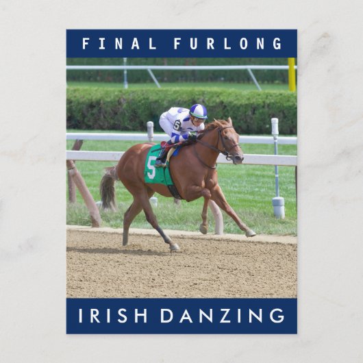 Irish Danzing - Oklahoma Training Track Postkarte (Vorderseite)