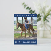 Irish Danzing - Oklahoma Training Track Postkarte (Stehend Vorderseite)