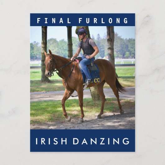 Irish Danzing - Oklahoma Training Track Postkarte (Vorderseite)