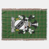 Irish Dawney oder Dawnay Coat of Arms Familienwapp Decke (Vorderseite)