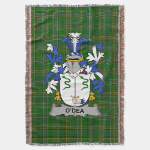 Irish Dea oder O_Dea Coat of Arms Familienwappen I Decke
