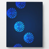 Irish Design Blue Crystal Fotoplatte (Vorderseite)