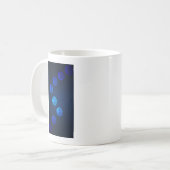 Irish Design Blue Crystal Kaffeetasse (Vorderseite Links)