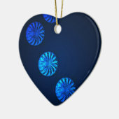 Irish Design Blue Crystal Keramik Ornament (Links)