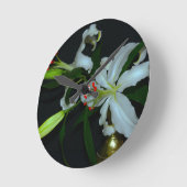 Irish Design-Brass and Flower Collection Runde Wanduhr (Winkel)