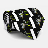 Irish Design-Messing- und Blumendesign Krawatte (Gerollt)