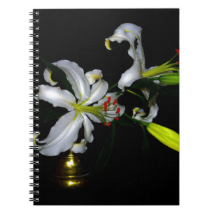 Irish Design-Messing- und Blumendesign Notizblock