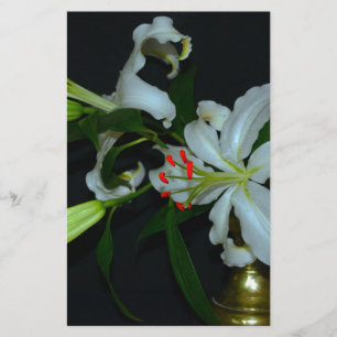 Irish Design-Messing- und Blumenkollektion Briefpapier
