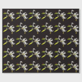 Irish Design - Sammlung von Messing und Blume Geschenkpapier (Flach)