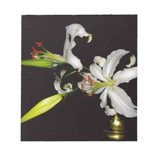 Irish Design - Sammlung von Messing und Blume Notizblock (Vorderseite)