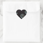 Irish Design-The Crystal Collection Herz-Aufkleber (Tasche)