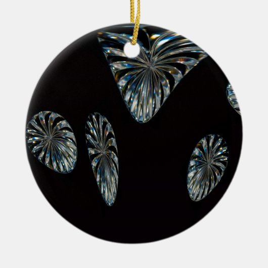 Irish Design - The Crystal Collection Keramik Ornament (Vorne)