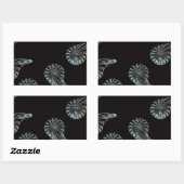 Irish Design-The Crystal Collection Rechteckiger Aufkleber (Blatt)