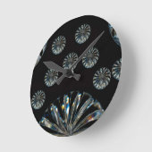 Irish Design-The Crystal Collection Runde Wanduhr (Winkel)
