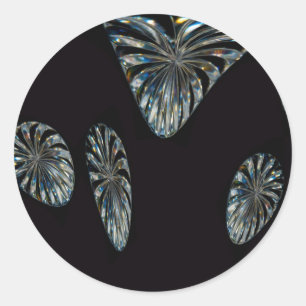 Irish Design - The Crystal Collection Runder Aufkleber