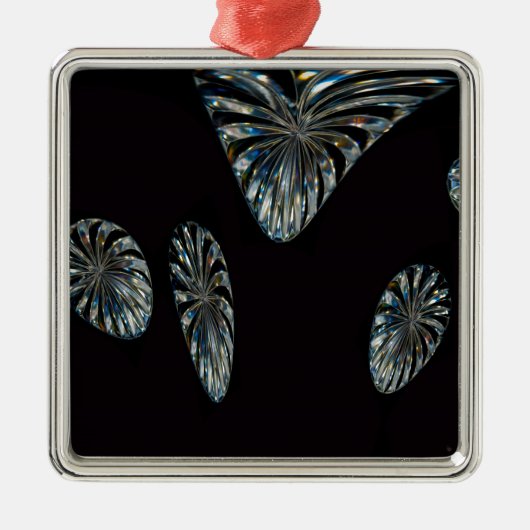 Irish Design - The Crystal Collection Silbernes Ornament (Vorne)