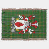 Irish Devaney oder O_Devaney Coat of Arms Family C Decke (Vorderseite)
