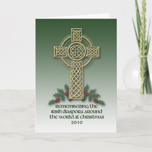 Irish Diaspora Christmas Card Feiertagskarte (Vorderseite)