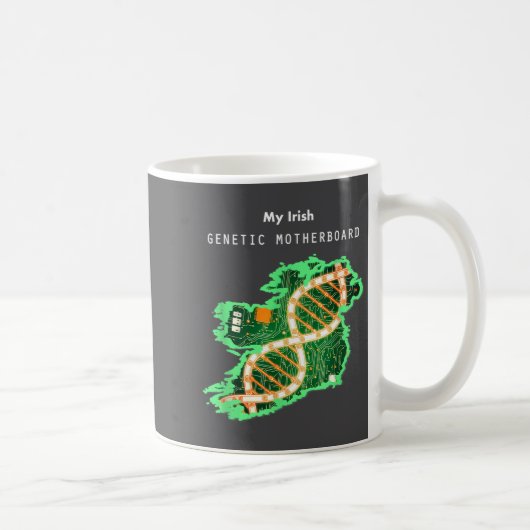 Irish Dna Ireland Motherboard Kaffeetasse (Rechts)