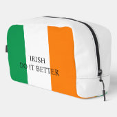 Irish Do it Better Funny Funny Funny Flag irischen Waschbeutel (Rechte Ecke)