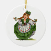 Irish Doll Keramikornament (Vorne)