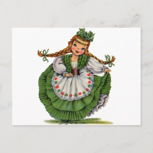 Irish Doll Postkarte (Vorderseite)