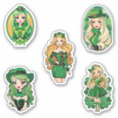 Irish Dolls Sticker Pack (x5) (Vorderseite)
