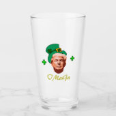 Irish Donald 'O'MaGa' Trump St. Patrick's Day Glas (Vorderseite)