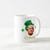 Irish Donald 'O'MaGa' Trump St. Patrick's Day Kaffeetasse (VorderseiteRechts)