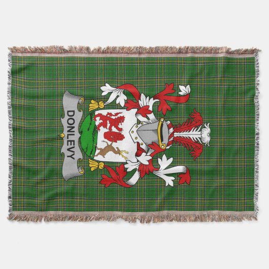 Irish Donduty or O_DonEUE Coat of Arms Family Cr Decke (Vorderseite)