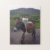 Irish Donkey und Dog Puzzle (Vertikal)