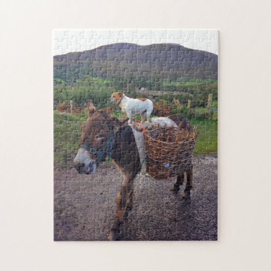 Irish Donkey und Dog Puzzle (Vertikal)