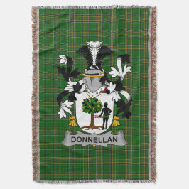 Irish Donnellan oder O_Donnellan Coat of Arms Fami Decke