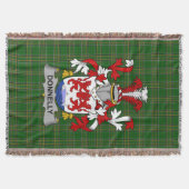 Irish Donnelly oder O_Donnelly Coat of Arms Family Decke (Vorderseite)