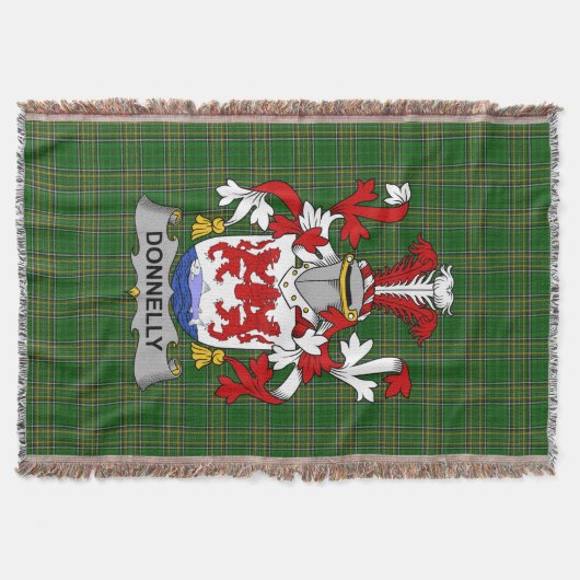 Irish Donnelly oder O_Donnelly Coat of Arms Family Decke (Vorderseite)