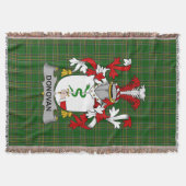 Irish Donovan oder O_Donovan Coat of Arms Family C Decke (Vorderseite)