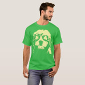 Irish Doodle Dog Goldendoodle St Patricks Day T-Shirt (Vorne ganz)